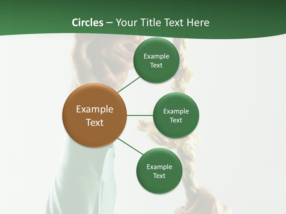 Risk Persistence Hand PowerPoint Template