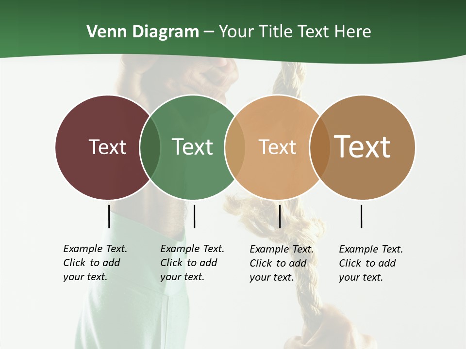Risk Persistence Hand PowerPoint Template