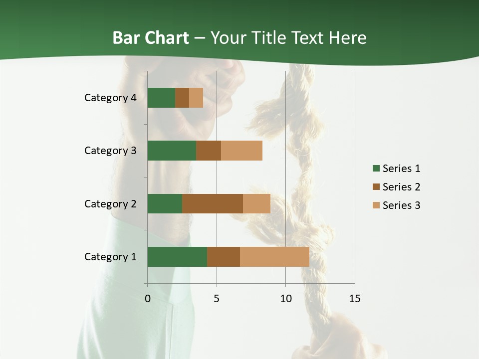 Risk Persistence Hand PowerPoint Template