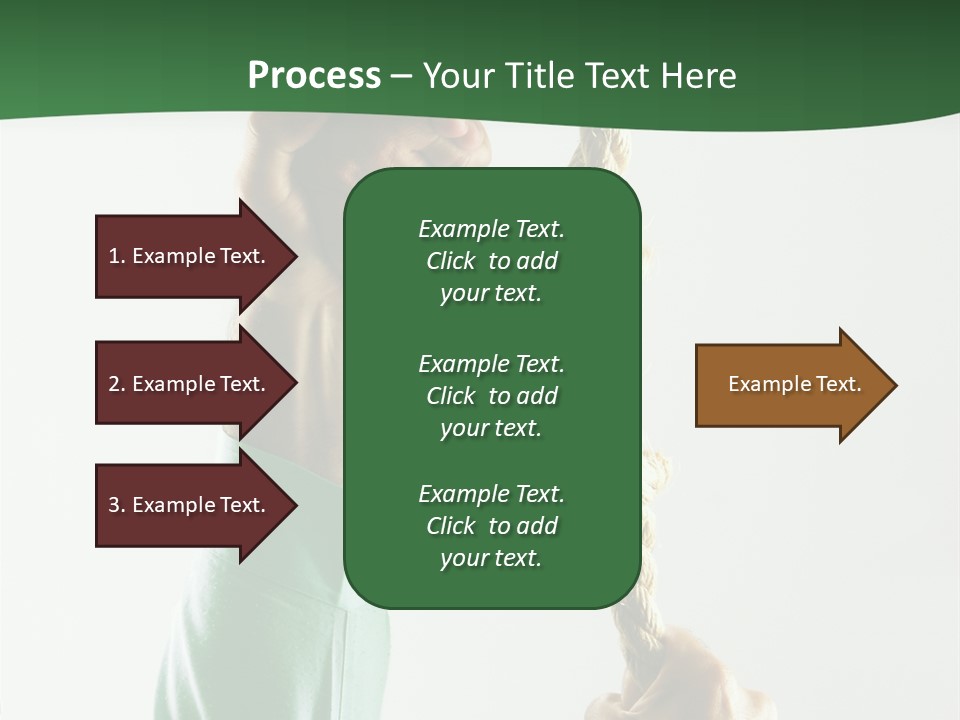 Risk Persistence Hand PowerPoint Template