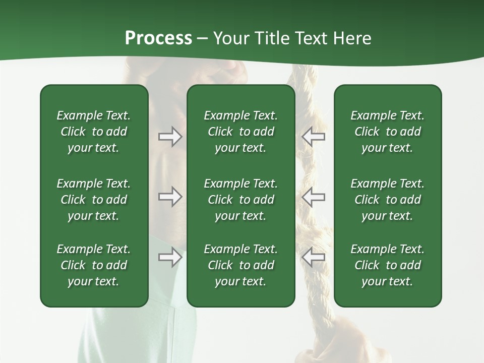 Risk Persistence Hand PowerPoint Template
