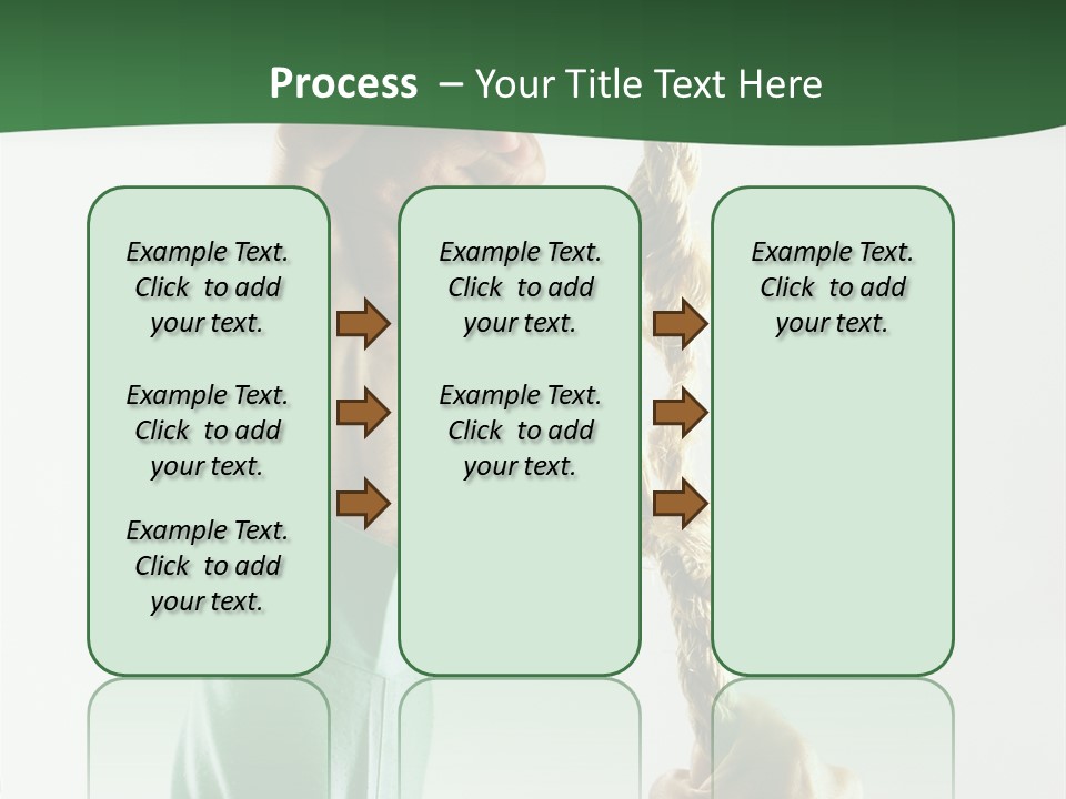 Risk Persistence Hand PowerPoint Template