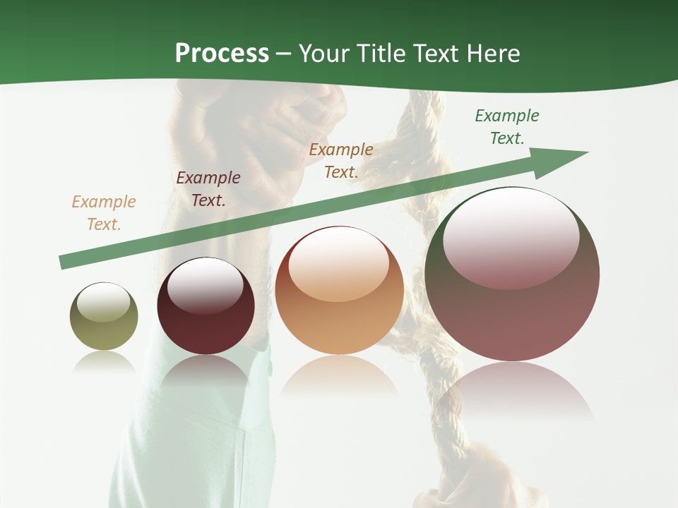 Risk Persistence Hand PowerPoint Template