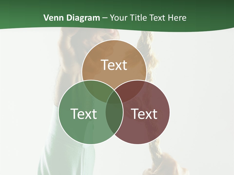 Risk Persistence Hand PowerPoint Template