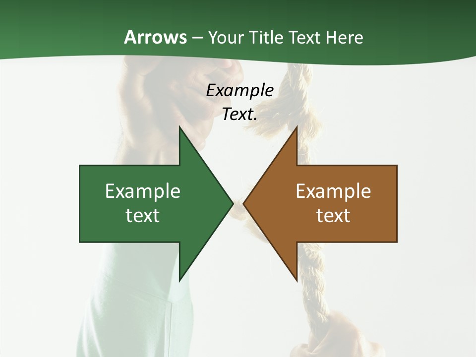 Risk Persistence Hand PowerPoint Template