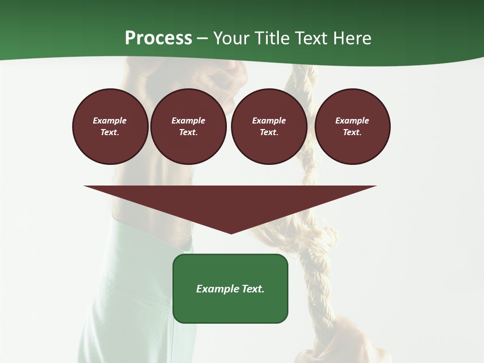 Risk Persistence Hand PowerPoint Template
