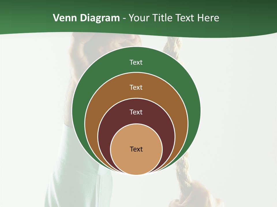 Risk Persistence Hand PowerPoint Template