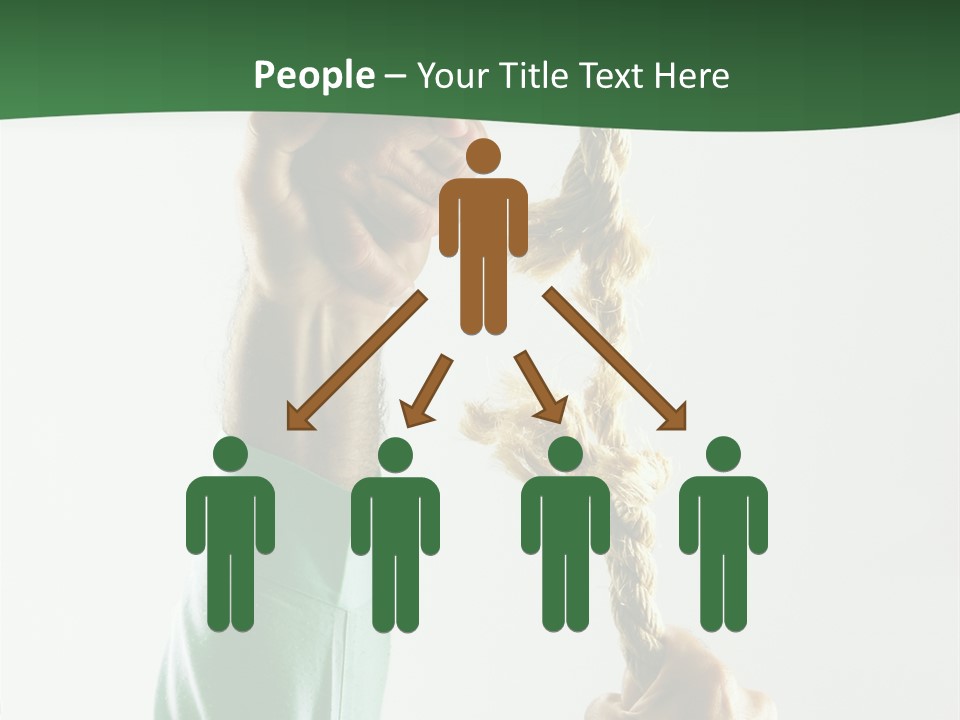 Risk Persistence Hand PowerPoint Template