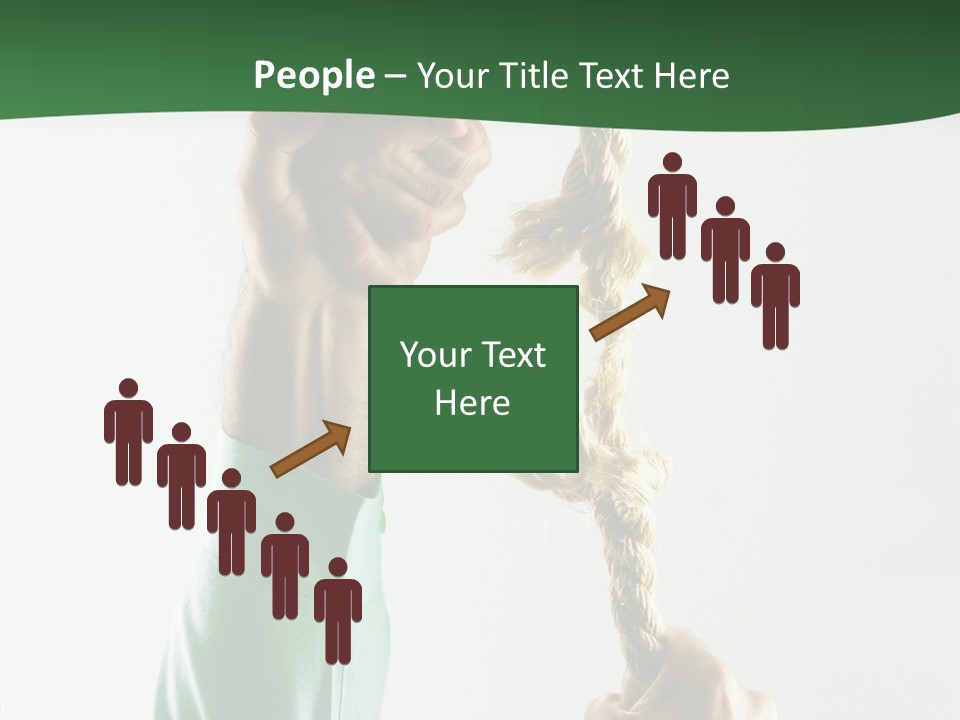 Risk Persistence Hand PowerPoint Template