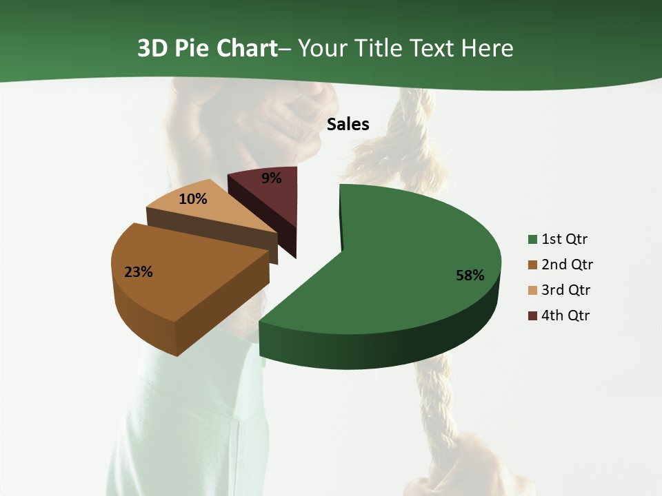 Risk Persistence Hand PowerPoint Template