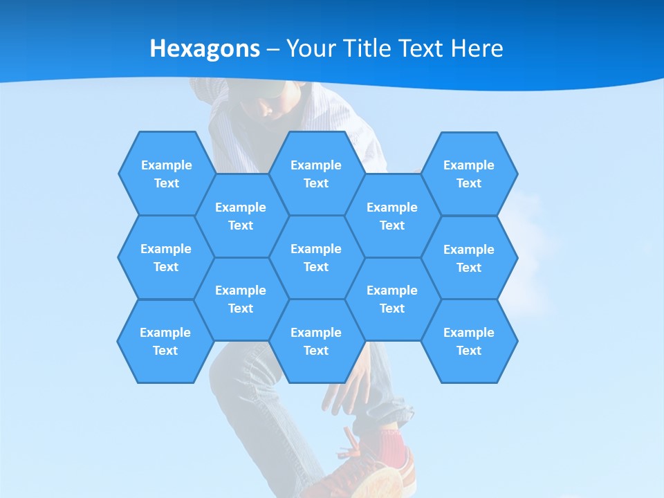 Skating Summer Young PowerPoint Template