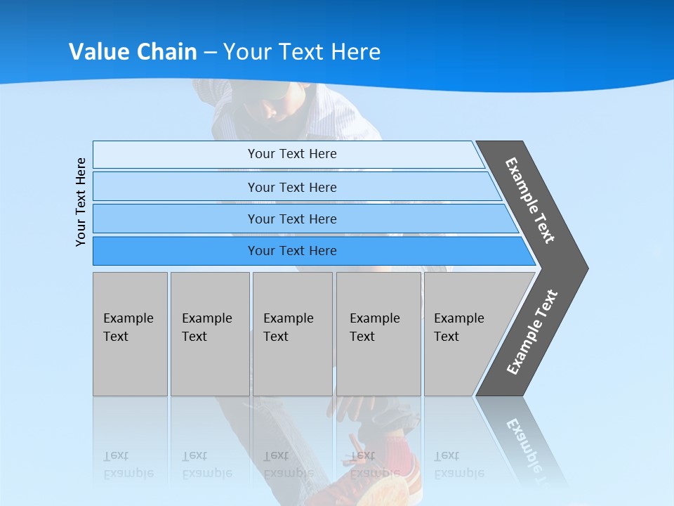 Skating Summer Young PowerPoint Template