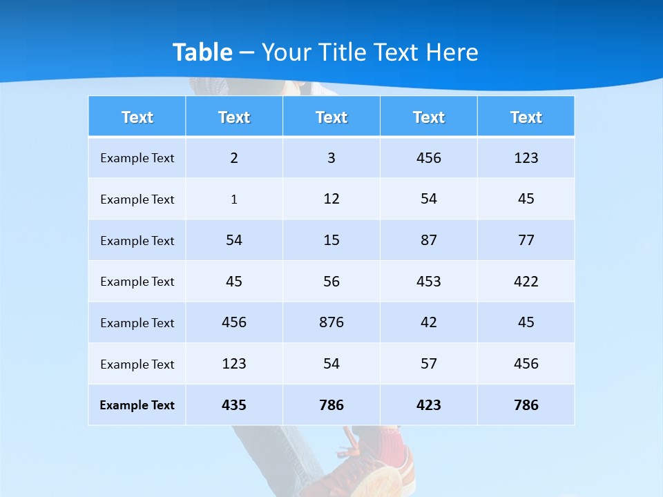 Skating Summer Young PowerPoint Template