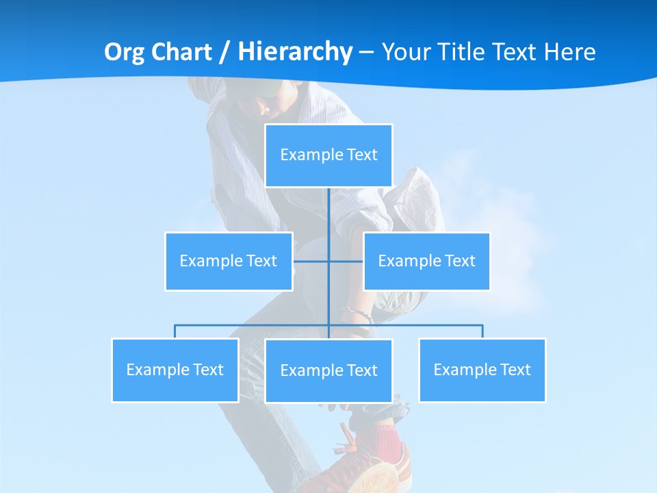 Skating Summer Young PowerPoint Template