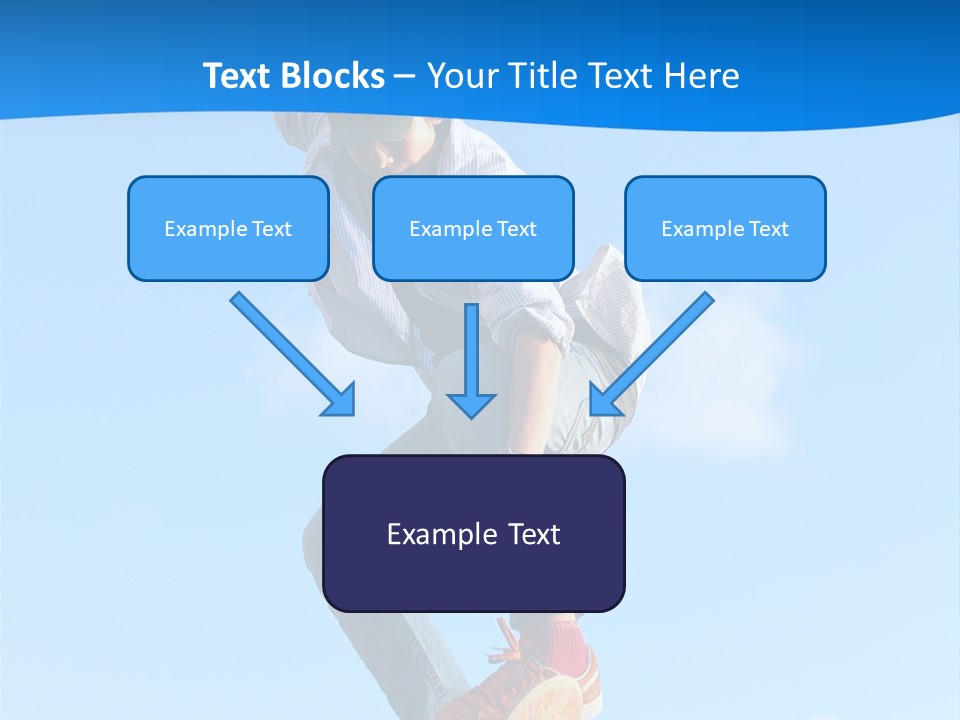 Skating Summer Young PowerPoint Template