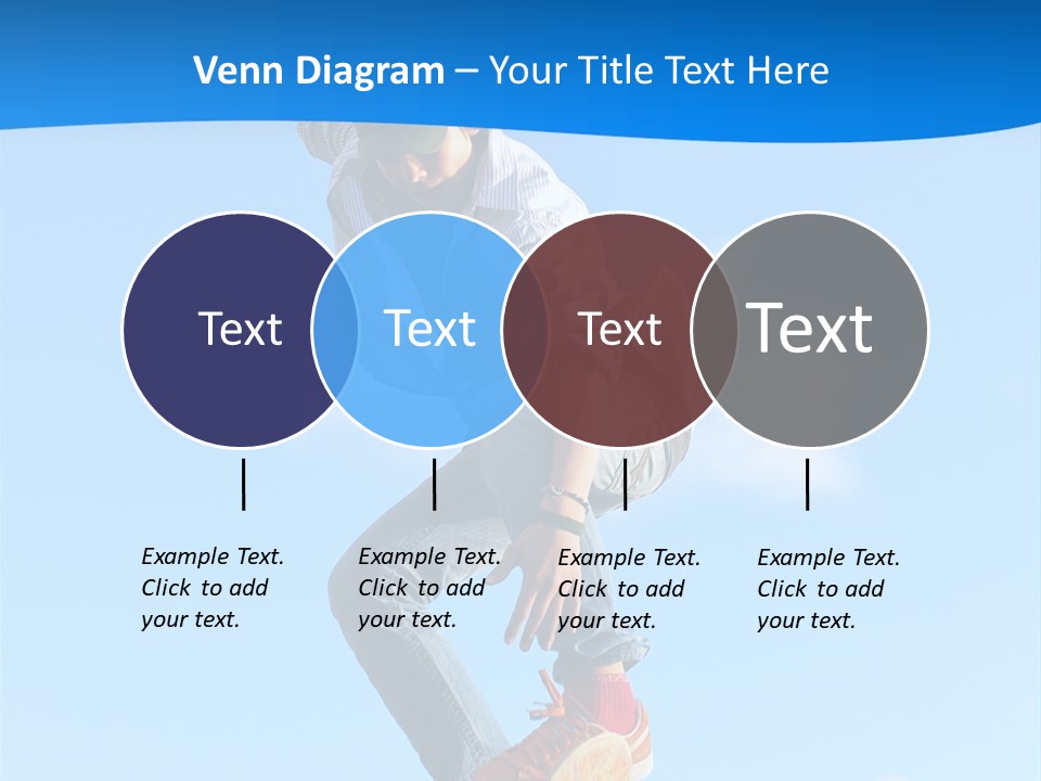 Skating Summer Young PowerPoint Template