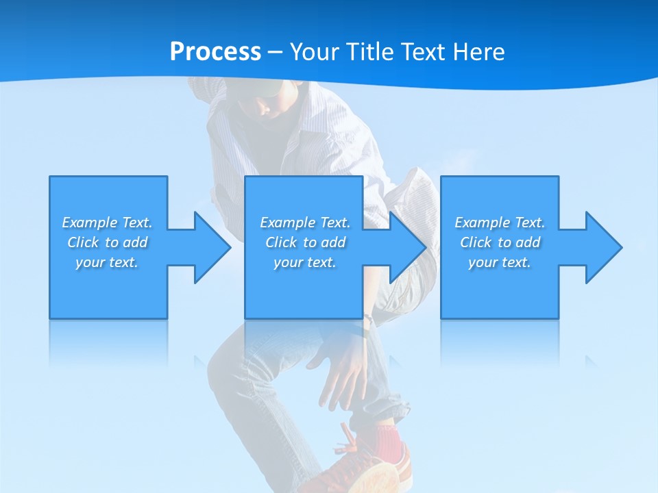 Skating Summer Young PowerPoint Template