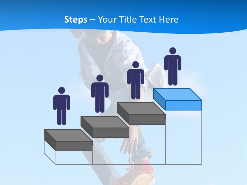 Skating Summer Young PowerPoint Template