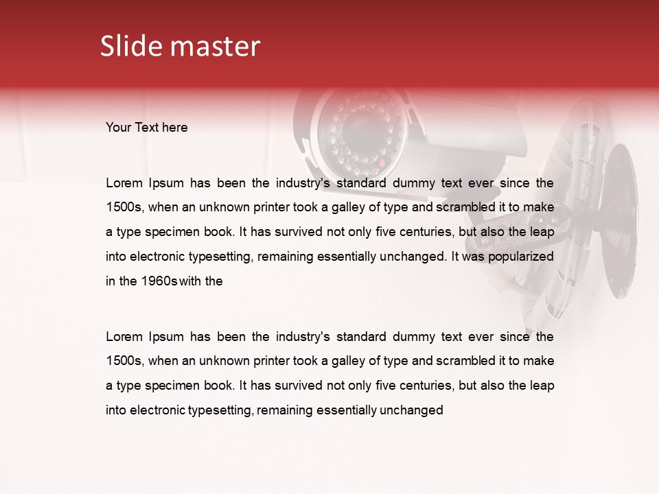 View Watching Technology PowerPoint Template