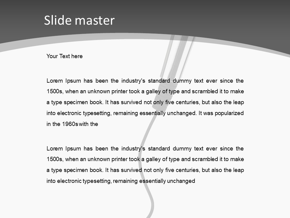 Information Performance White PowerPoint Template