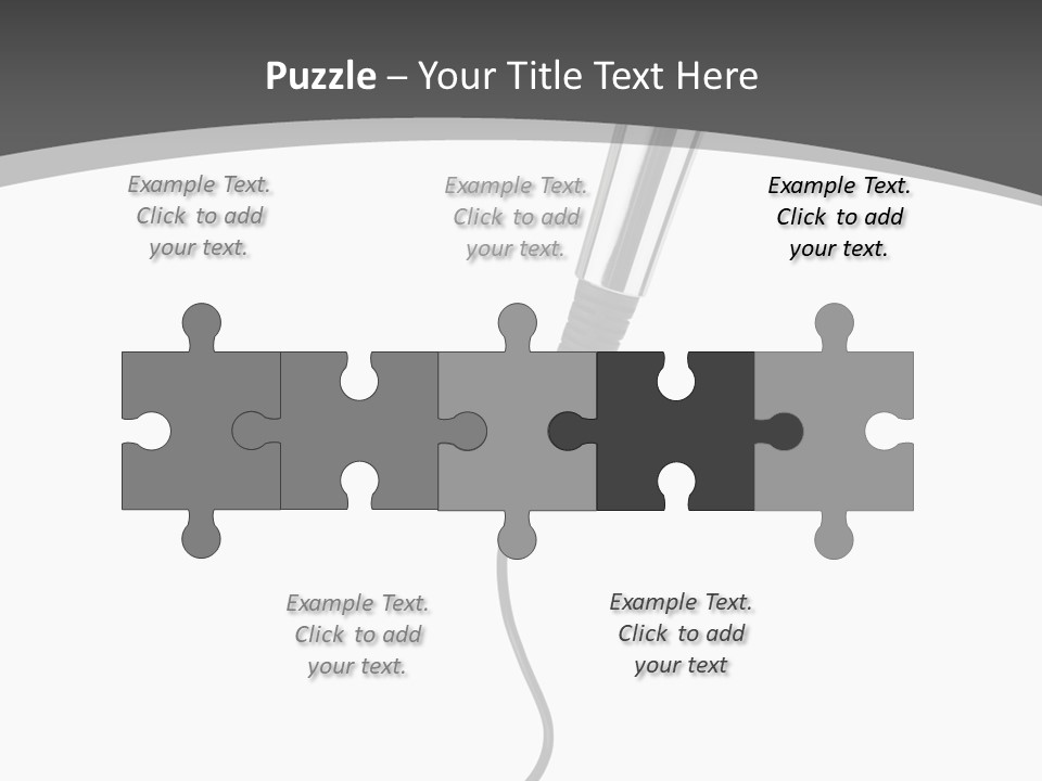 Information Performance White PowerPoint Template