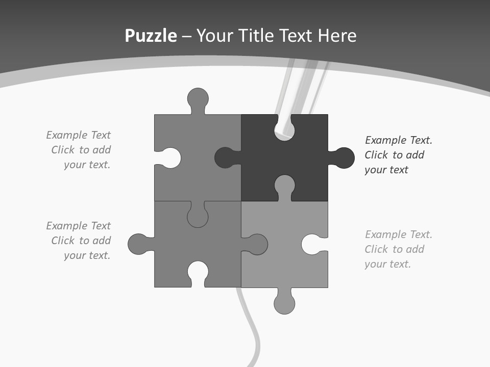 Information Performance White PowerPoint Template