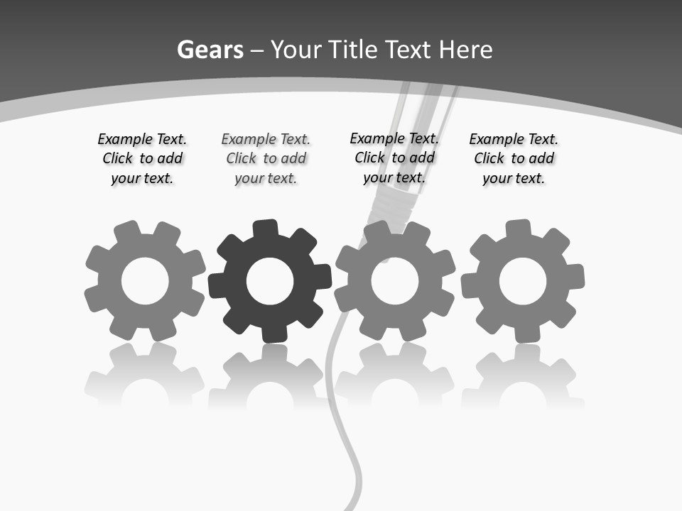 Information Performance White PowerPoint Template