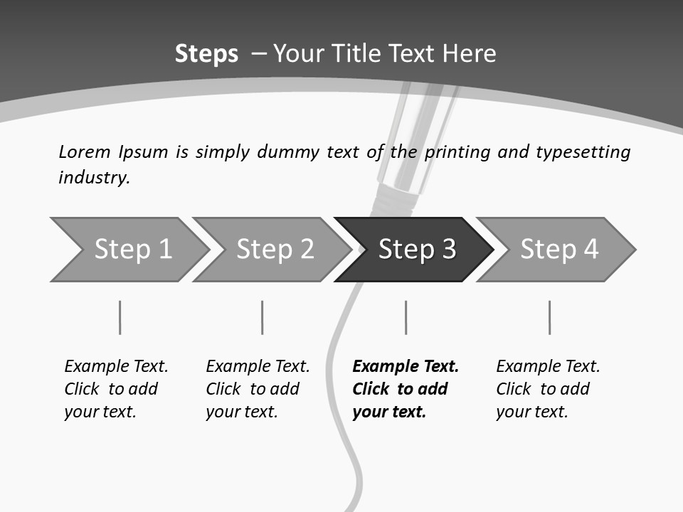 Information Performance White PowerPoint Template