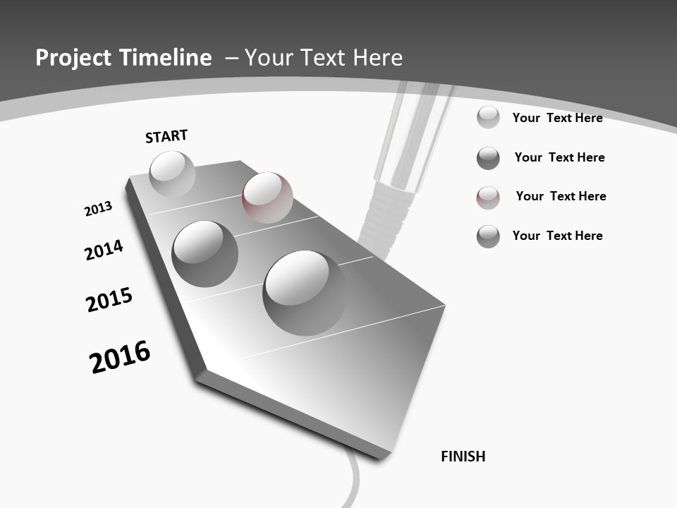 Information Performance White PowerPoint Template