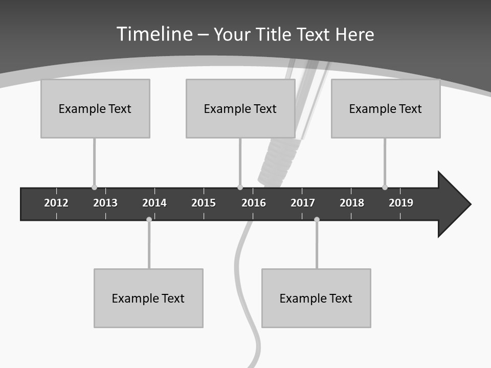Information Performance White PowerPoint Template