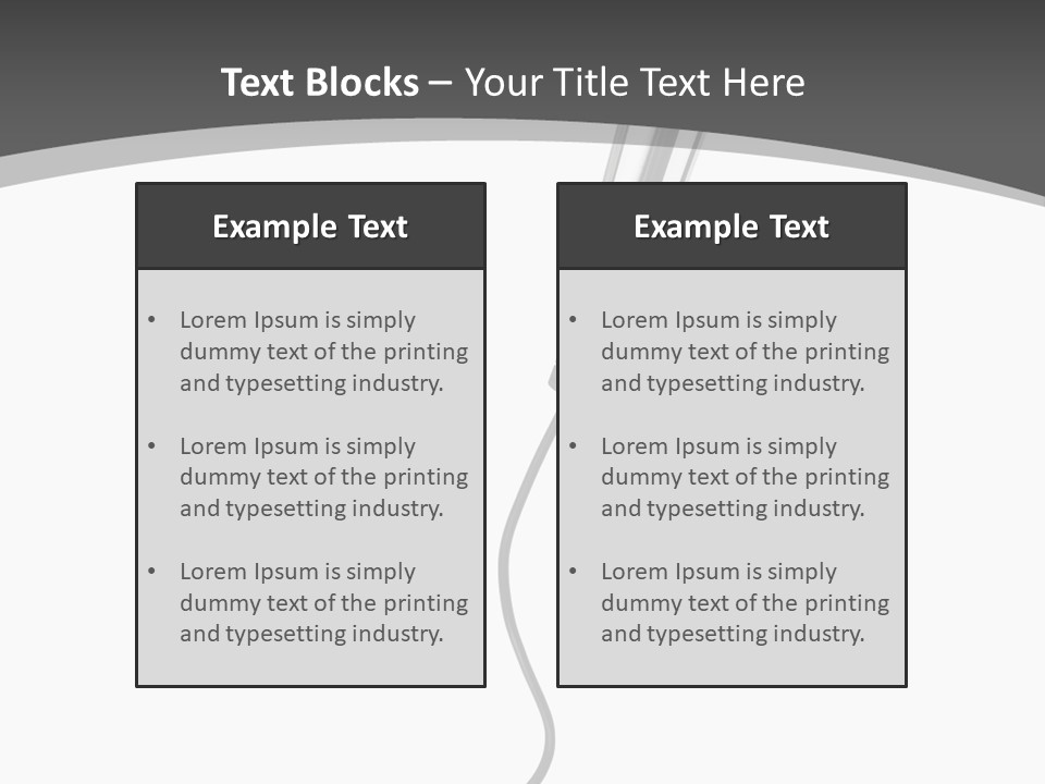 Information Performance White PowerPoint Template