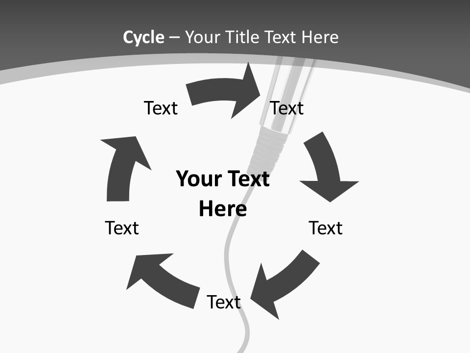 Information Performance White PowerPoint Template