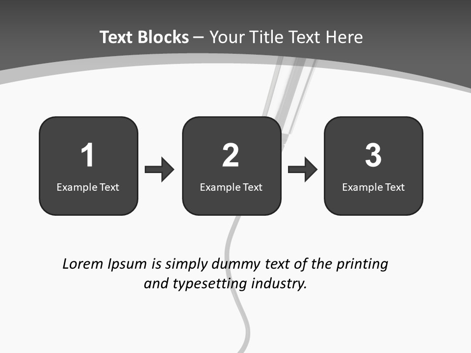 Information Performance White PowerPoint Template