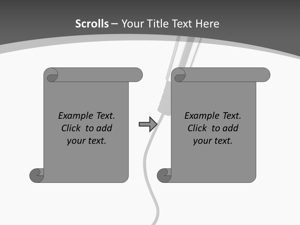 Information Performance White PowerPoint Template