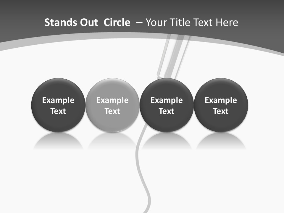 Information Performance White PowerPoint Template