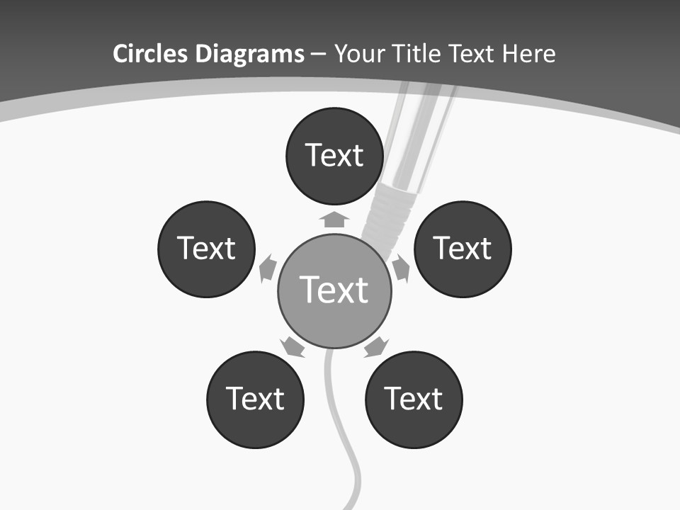 Information Performance White PowerPoint Template