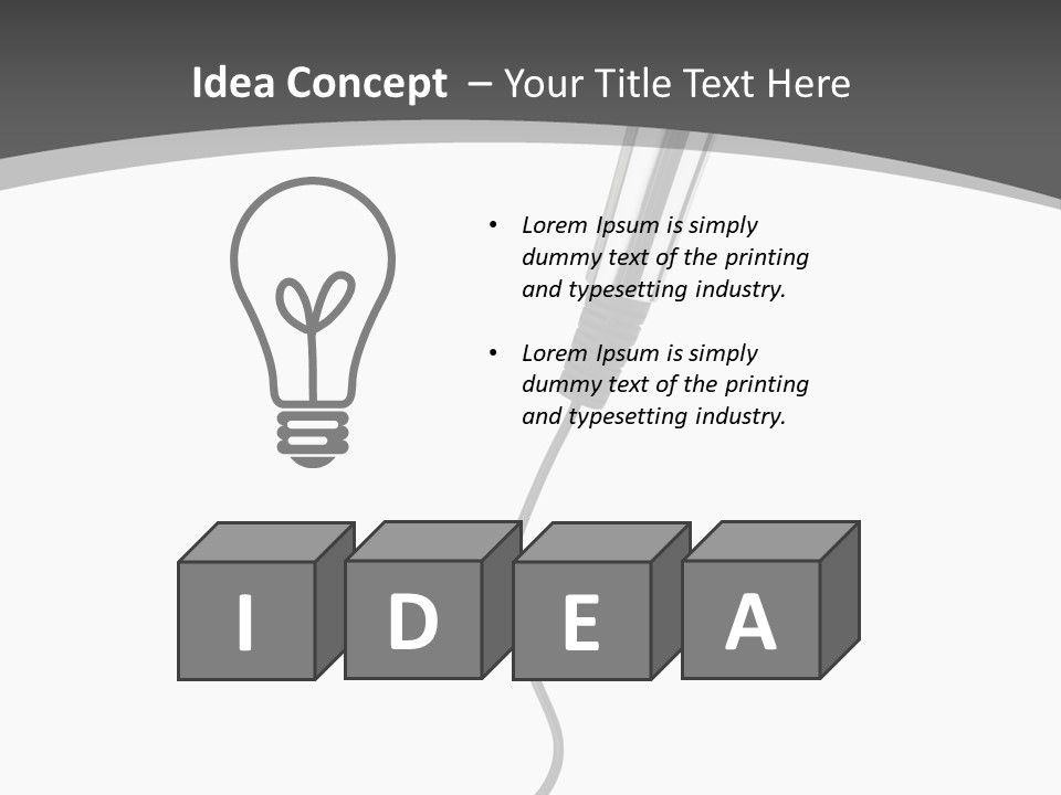 Information Performance White PowerPoint Template