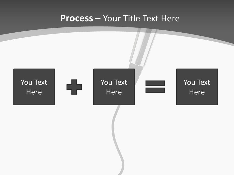 Information Performance White PowerPoint Template