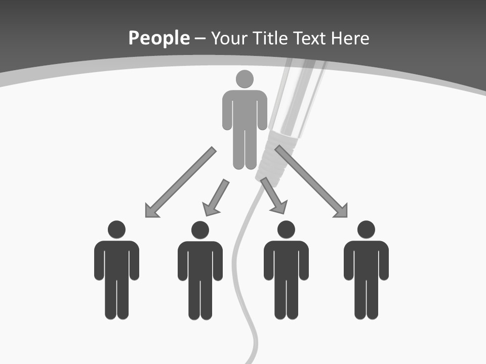 Information Performance White PowerPoint Template