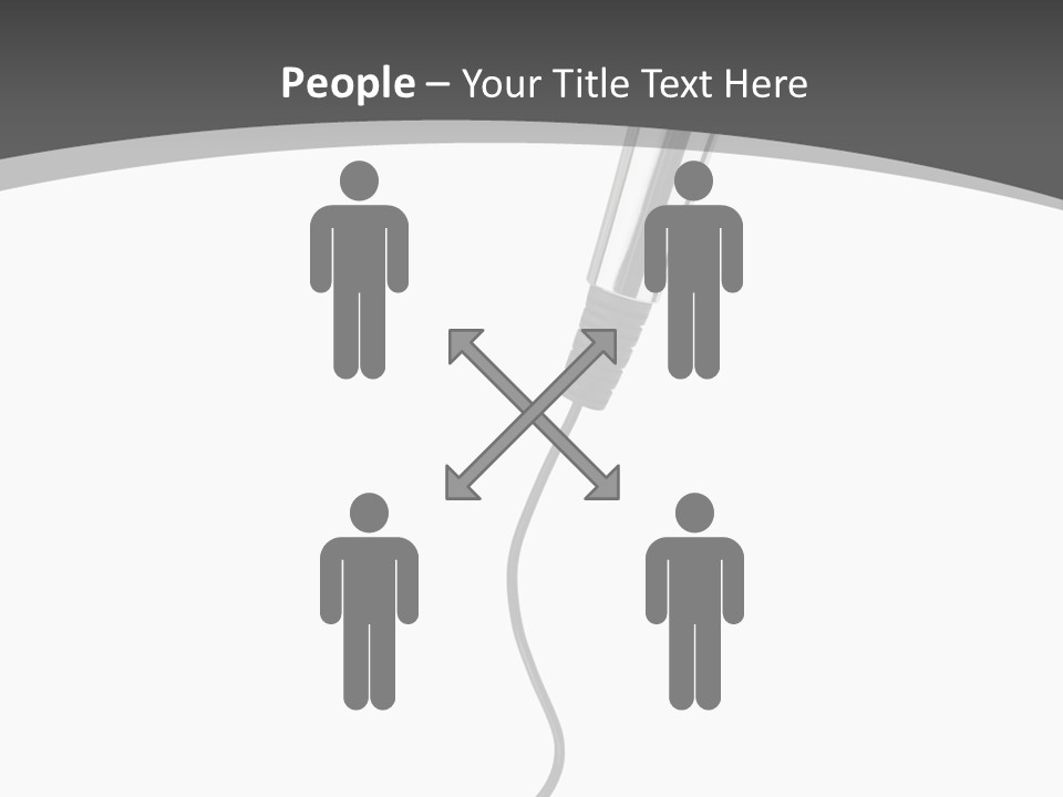 Information Performance White PowerPoint Template