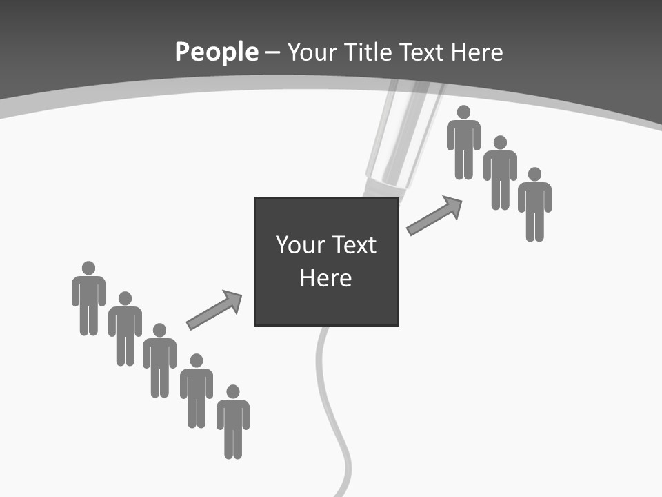 Information Performance White PowerPoint Template