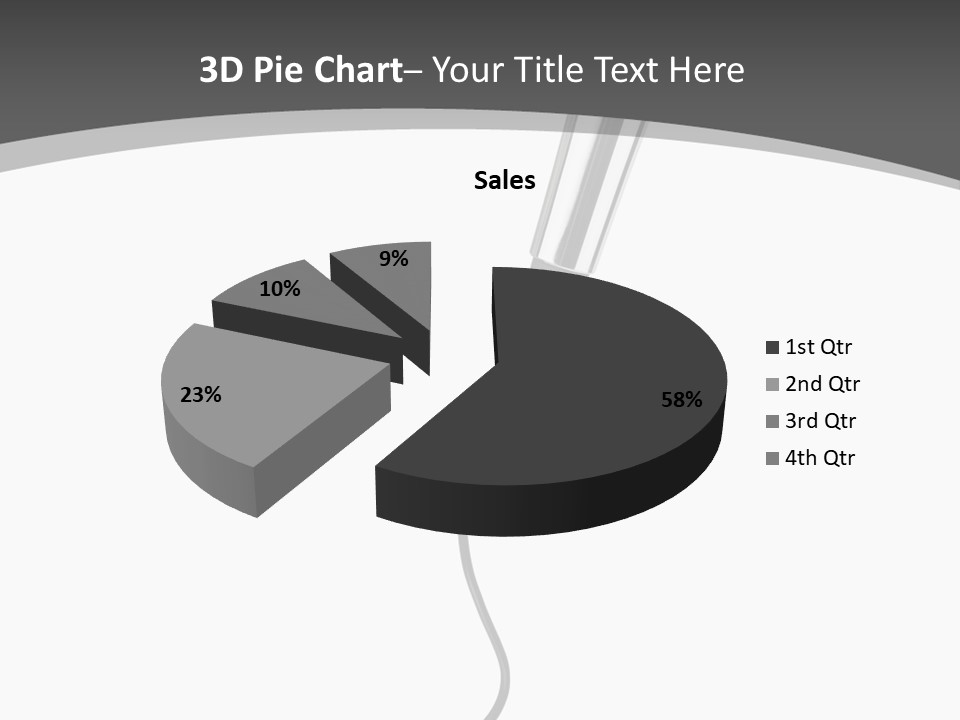 Information Performance White PowerPoint Template