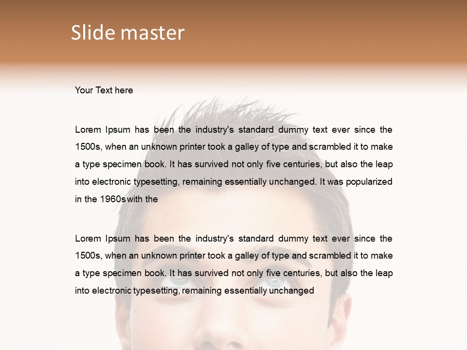 Expression Hair Business PowerPoint Template