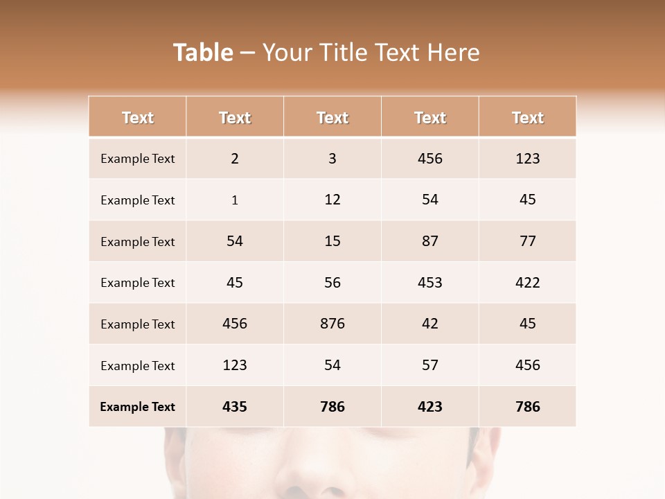 Expression Hair Business PowerPoint Template