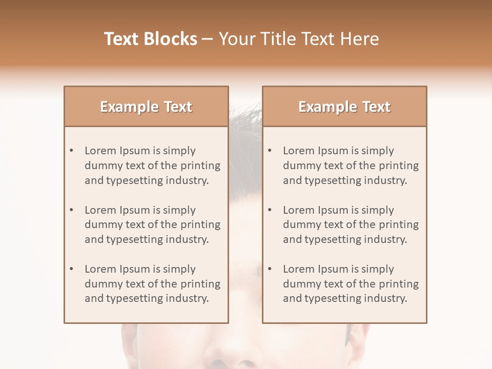 Expression Hair Business PowerPoint Template