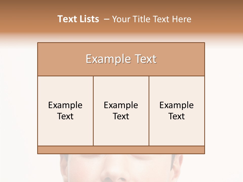 Expression Hair Business PowerPoint Template