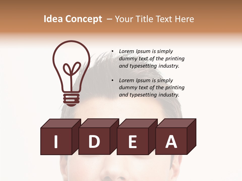 Expression Hair Business PowerPoint Template