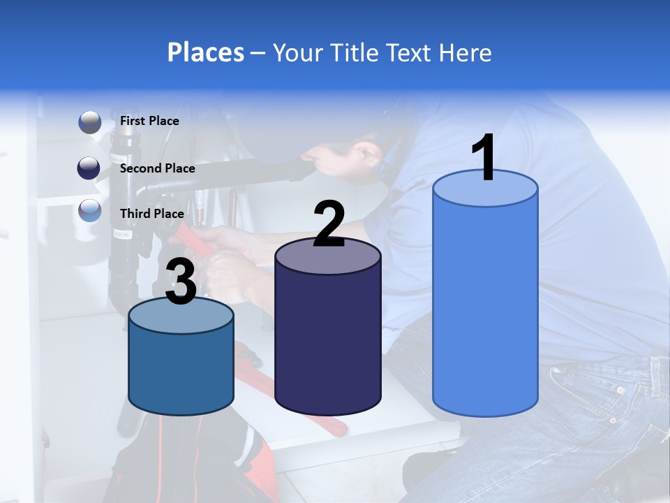 White Uniform Sanitation PowerPoint Template