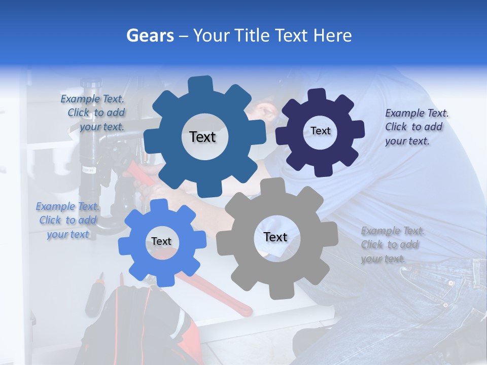White Uniform Sanitation PowerPoint Template