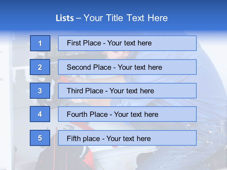 White Uniform Sanitation PowerPoint Template
